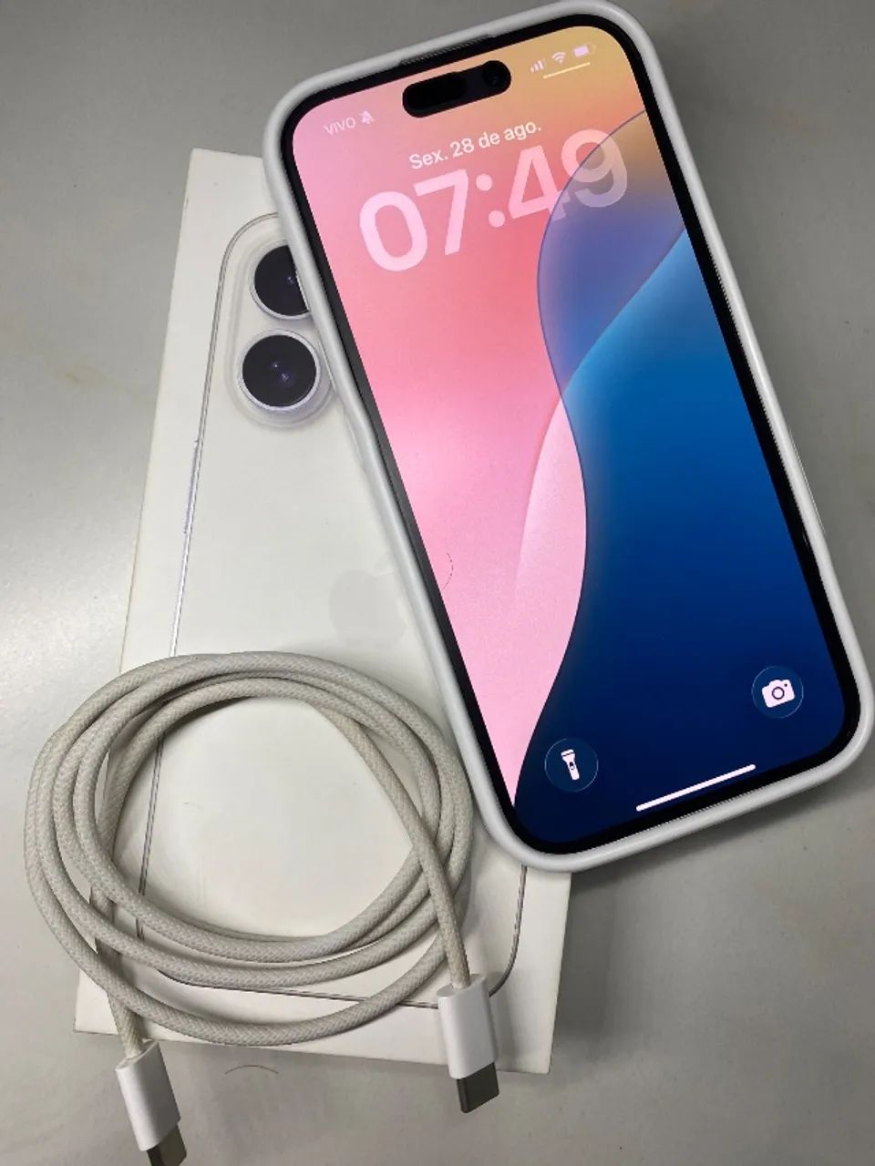 iPhone 16 Branco- 128GB - Foto 4