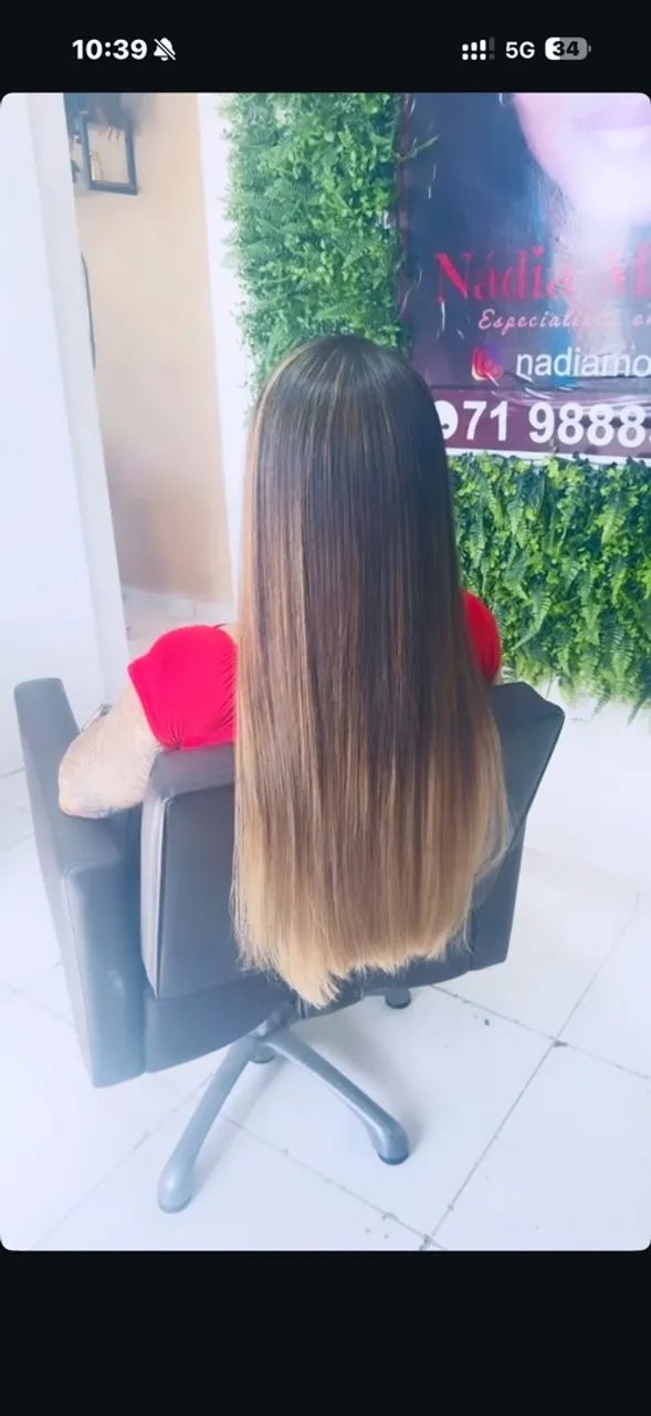 Cabelo vietnamita 65cm