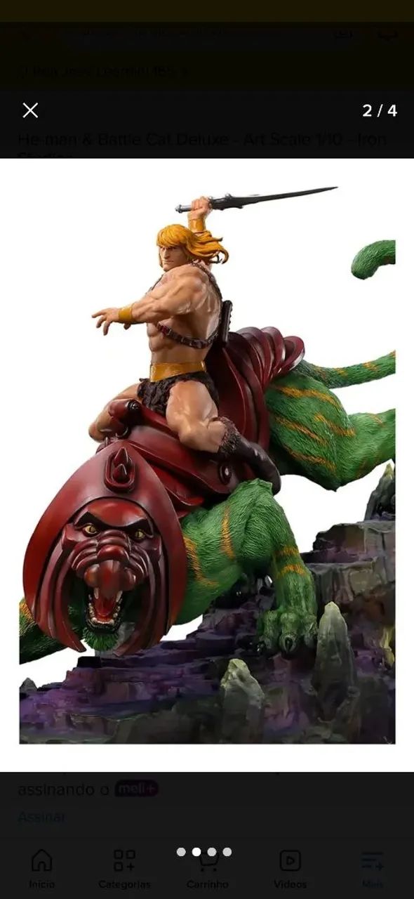He-man e gato guerreiro ironstudios  - Foto 2