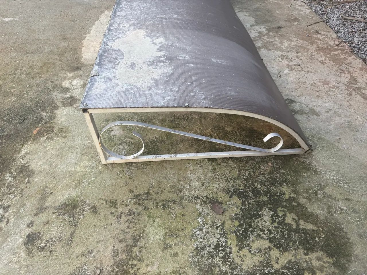 Toldo de acr ílico e aço  - Foto 2