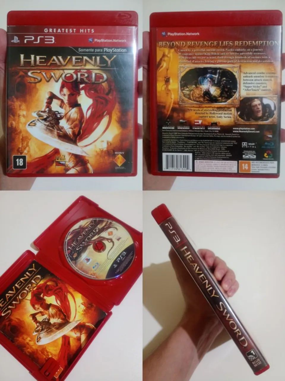 Jogos ps3 original - Heavenly Sword - Jogos de Vídeo Game - Aleixo