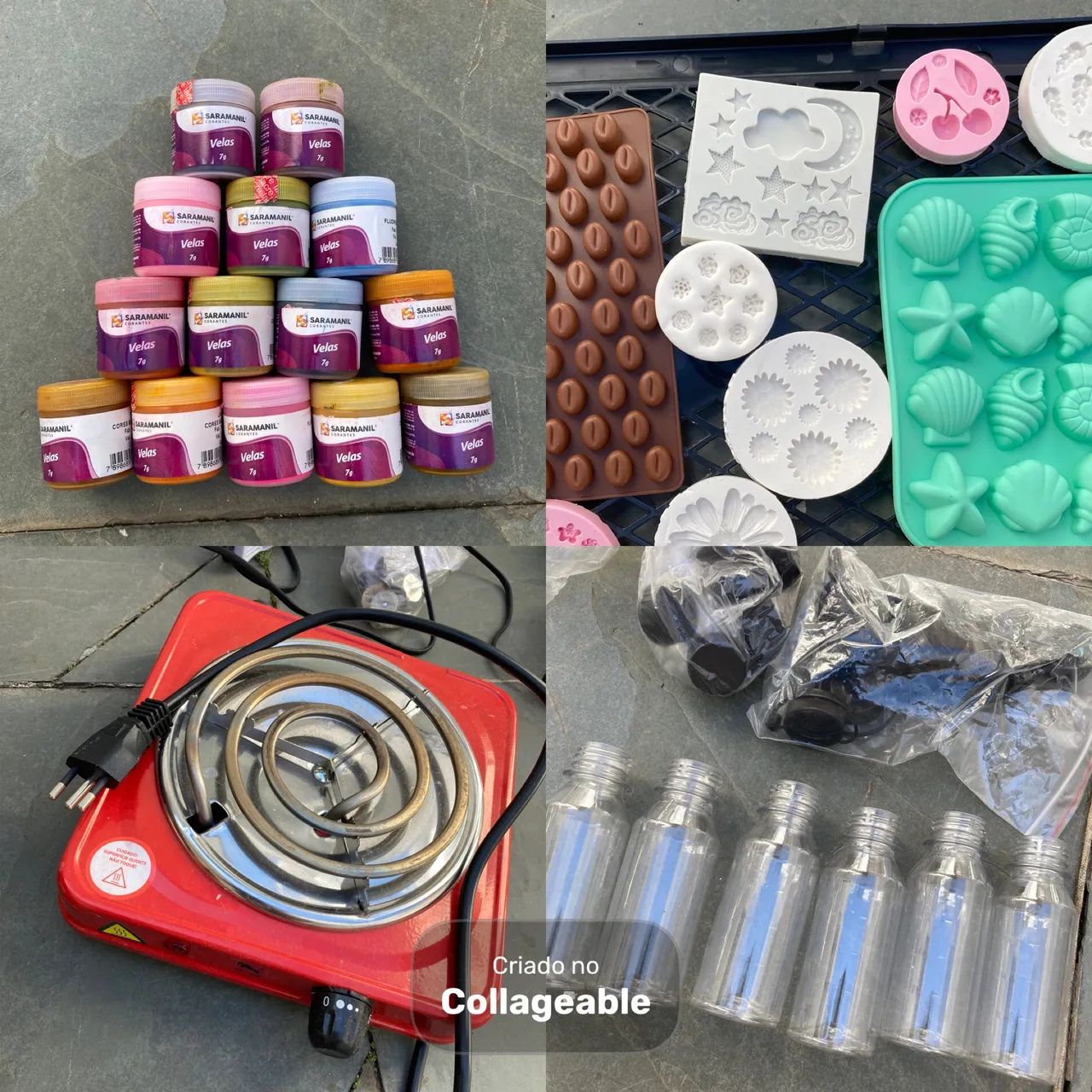 KIT COMPLETO PARA VELAS AROMÁTICAS 