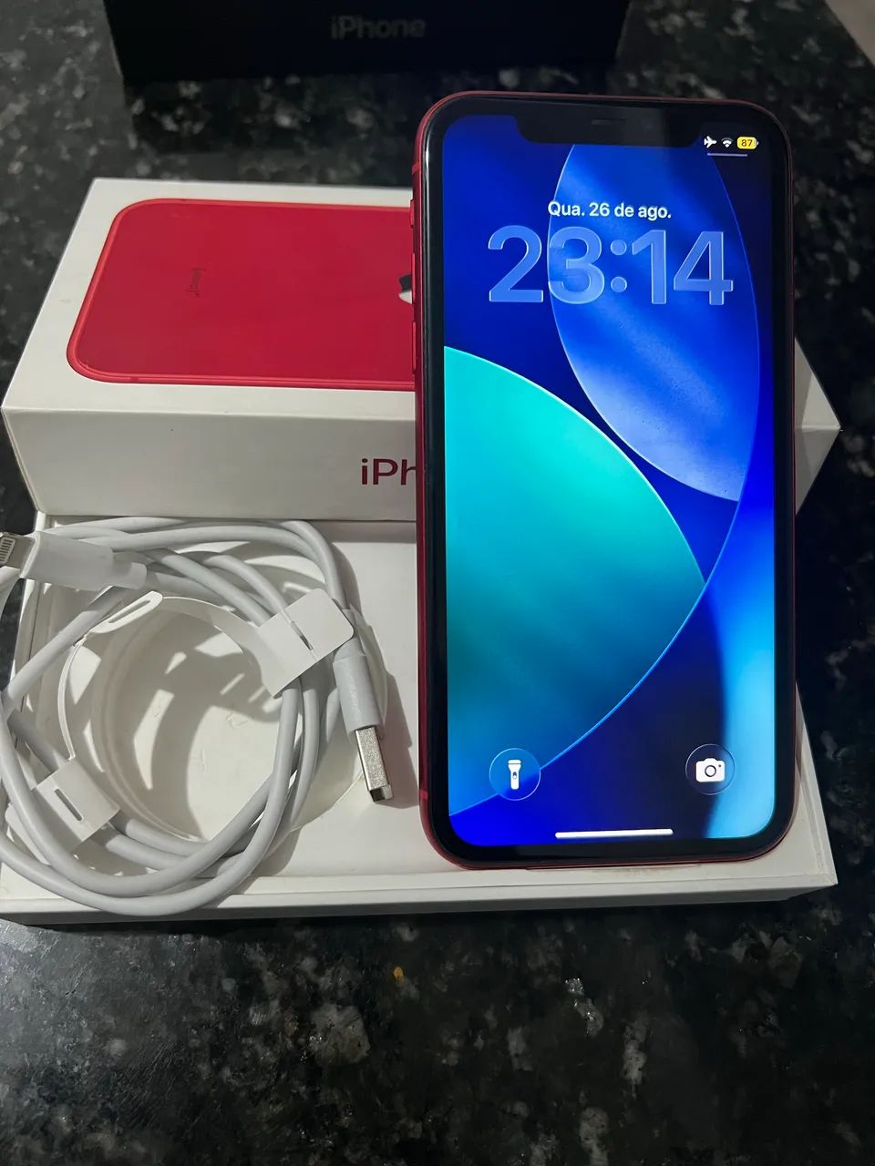 Iphone 11 Red 64GB!! Funcionando Tudo!! - Foto 5