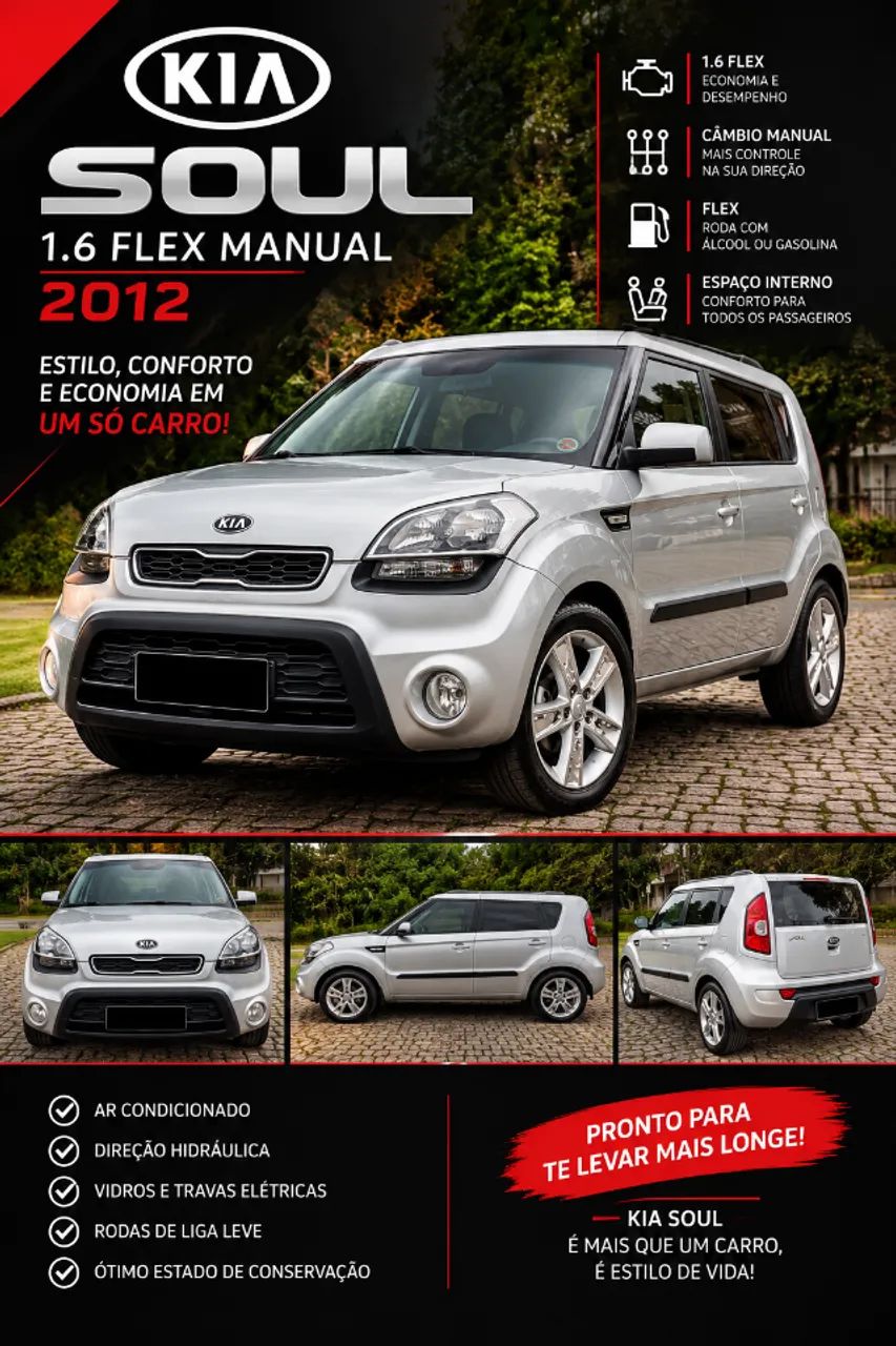 KIA Soul SOUL 1.6/ 1.6 16V FLEX Mec. 2012