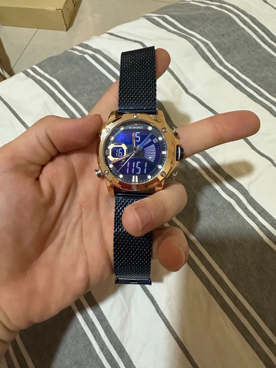 Navi Force - Mecânico e Digital - Sport Fino - Foto 2