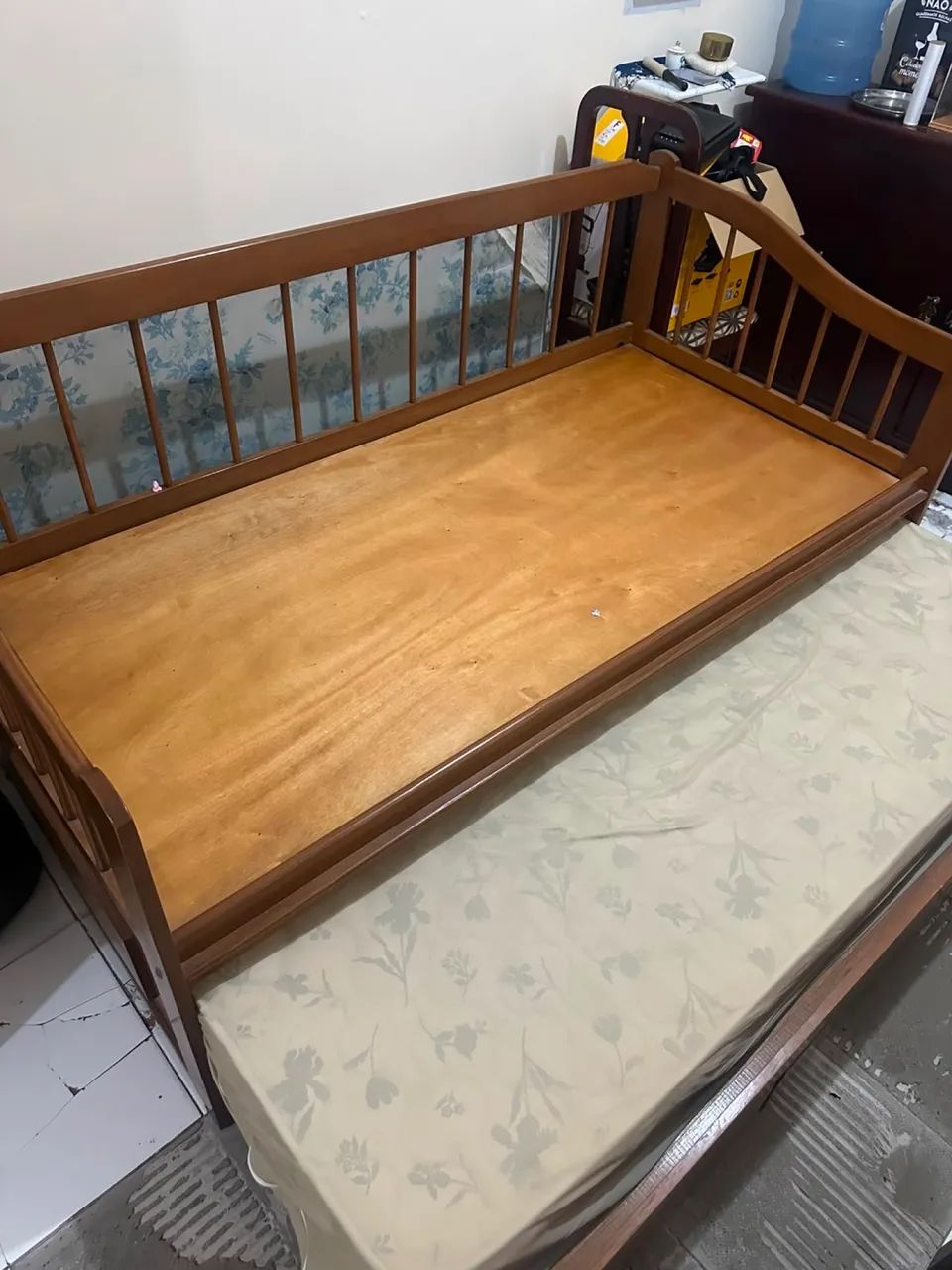 Cama/ Bicama de solteiro em madeira  - Foto 4