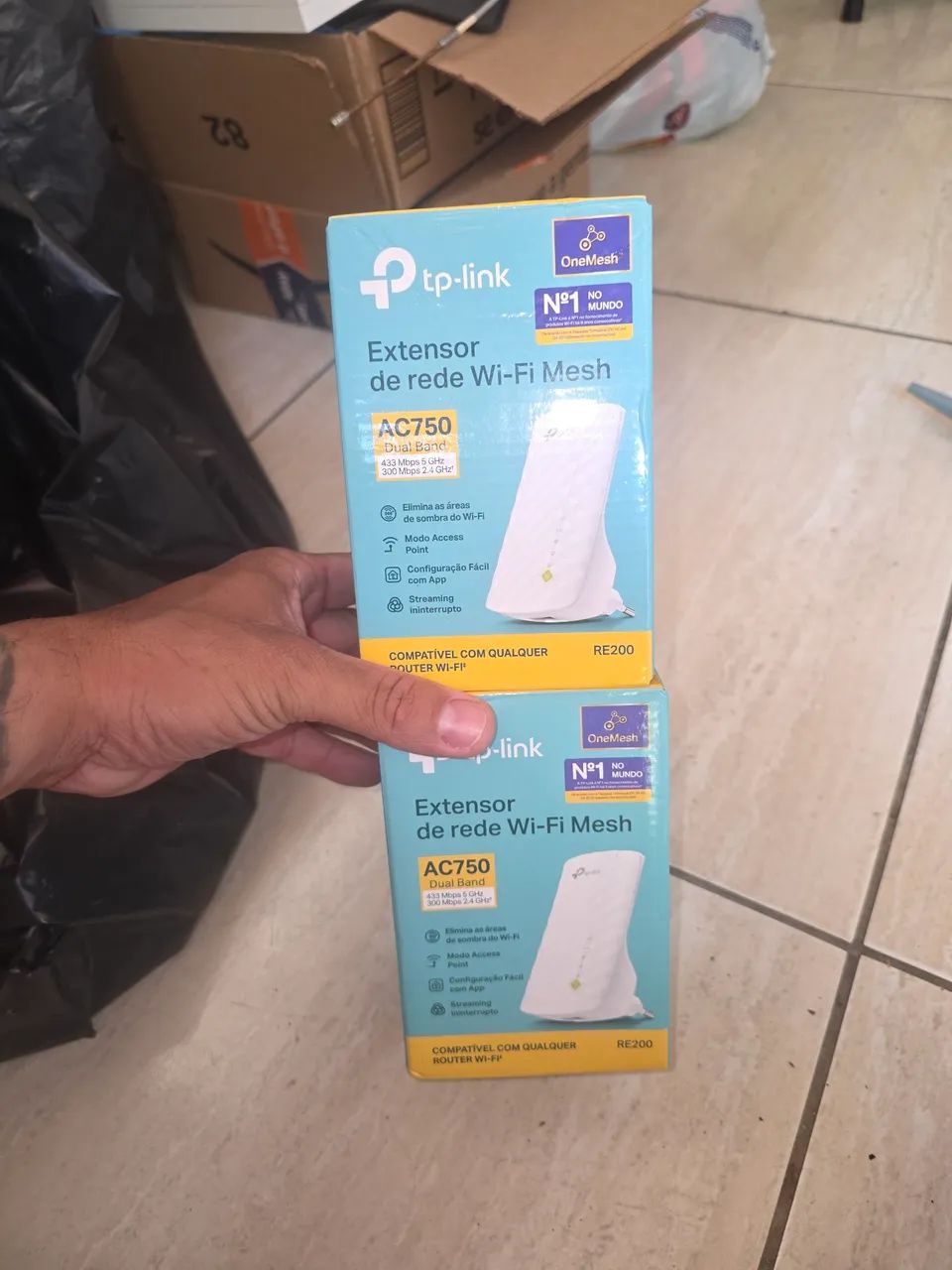 extensor de rede Wi-Fi TP-Link AC750 