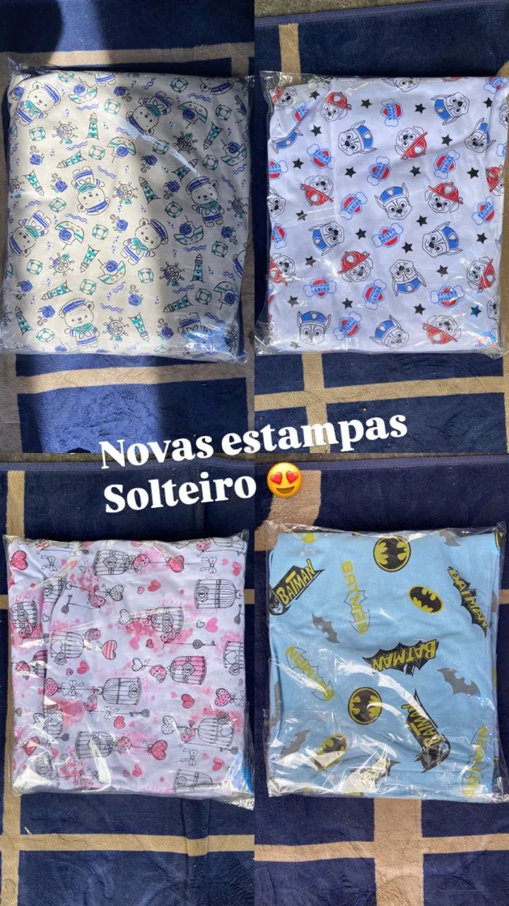 Lençol de malha 100% no algodão 