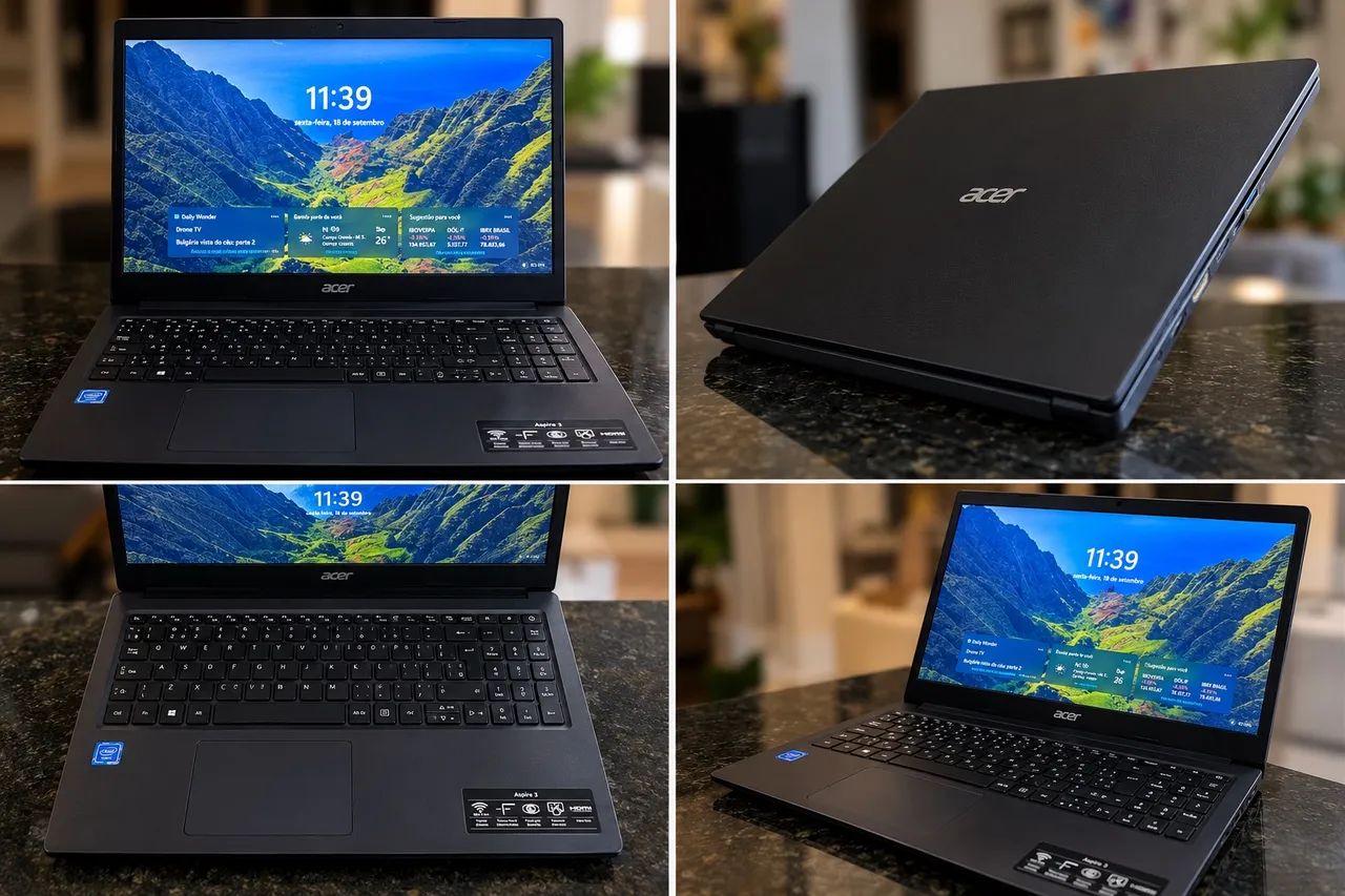 Notebook Acer Aspire 3 15,6? - 4GB RAM - 119GB - Intel Celeron N4020 - Foto 2