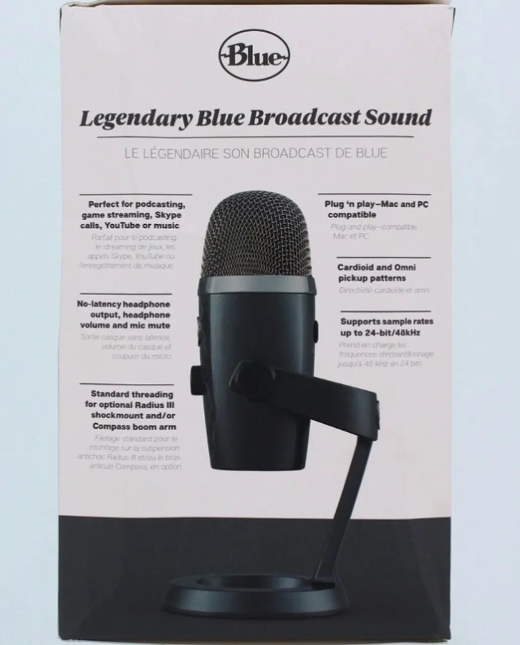  MICROFONE BLUE YETI NANO  USB  - Foto 3