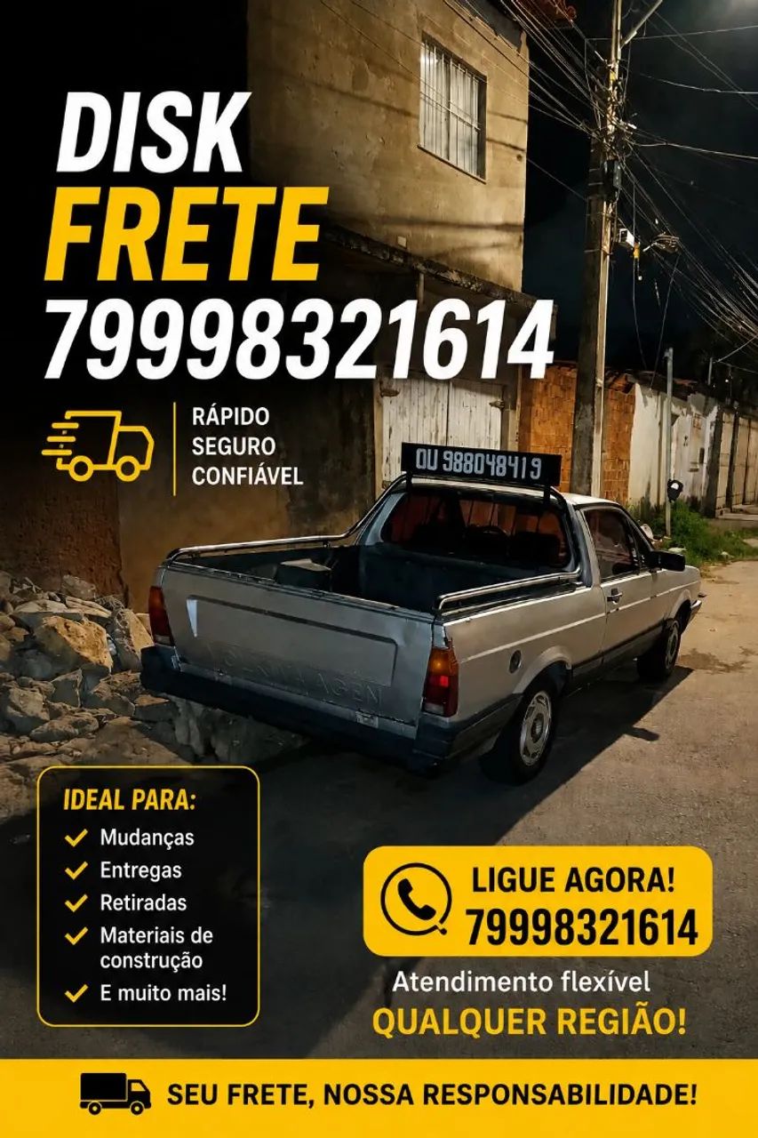 Disk frete , preço qualidade e ótimo atendimento! 
