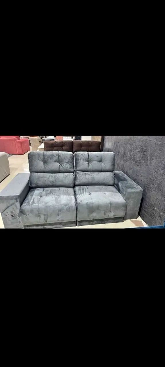 SOFA RETRATIL RECLINÁVEL 2m novo frete grátis  - Foto 2