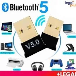 Adaptador Bluetooth 5.0 USB Transmissor Áudio Sem Fio para Notebook e Carros