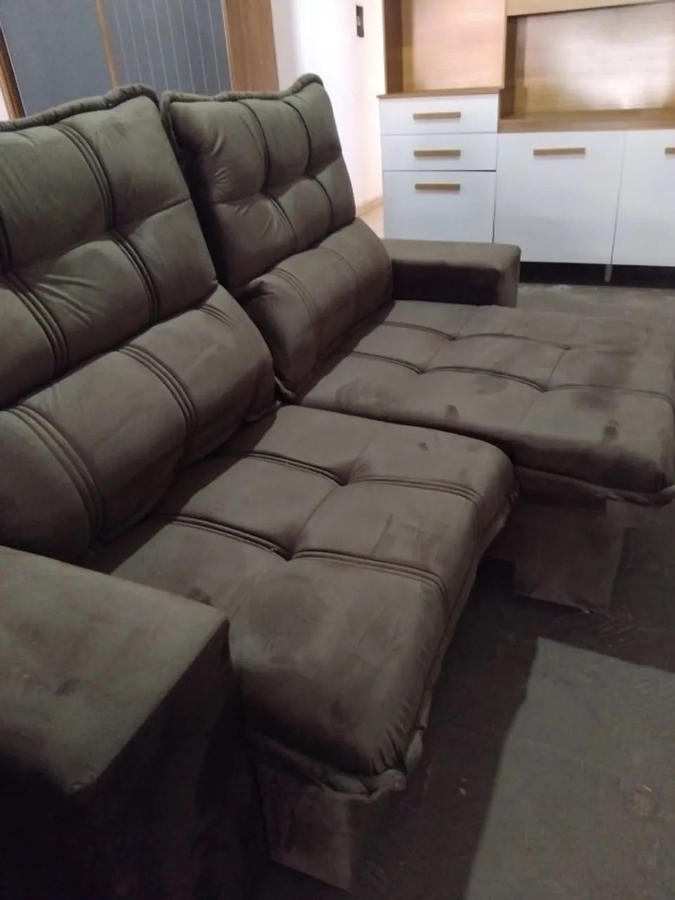 Sofá Novo 2 M Retrátil e Reclinável Acento Molas Ensacadas  - Foto 4