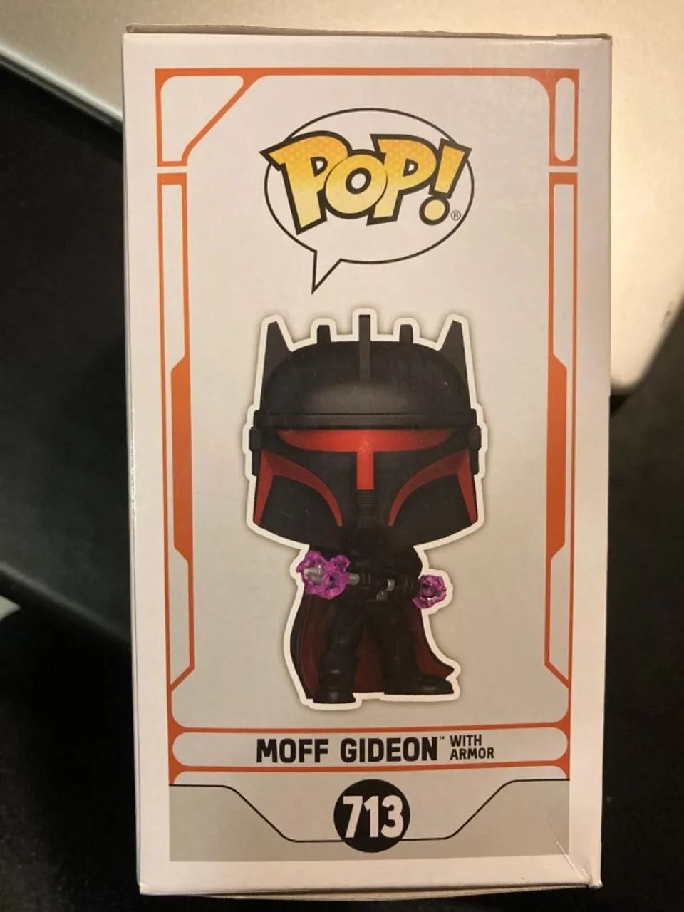 Funko Pop Disney Star Wars Moff Gideon With Armor 713 - Foto 3