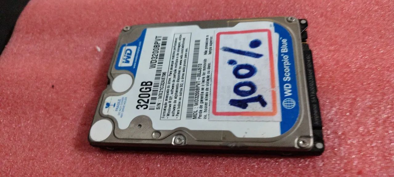 HD para Notebook ou PC Computador, Windows, não SSD,
