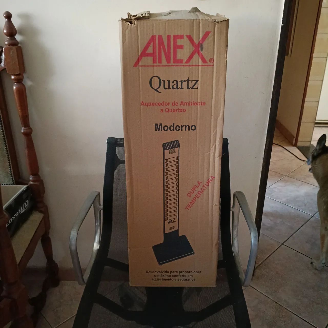 Aquecedor vertical ANEX Quartz 1200W
