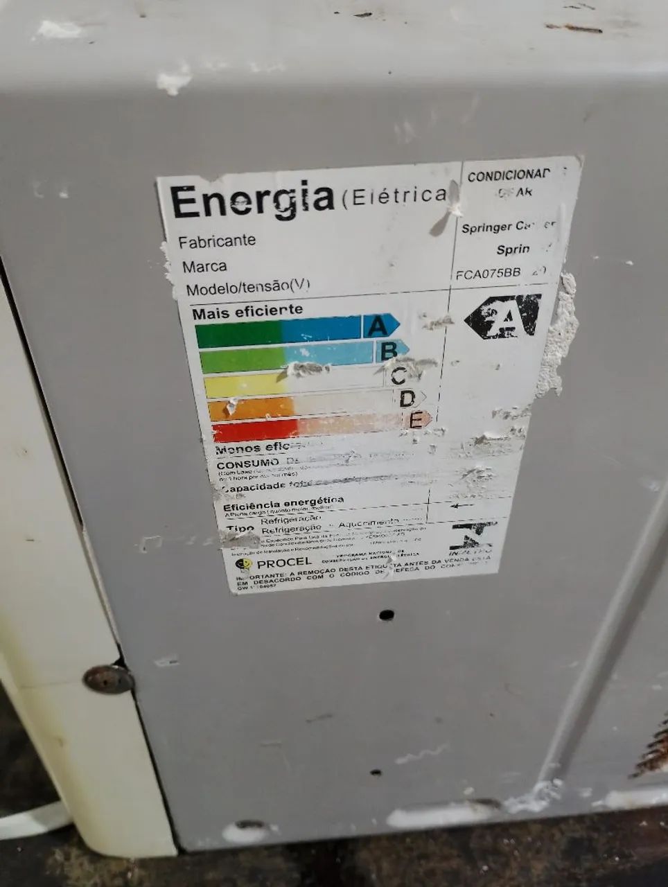 Ar condicionado Springer 9mil BTUs  - Foto 3