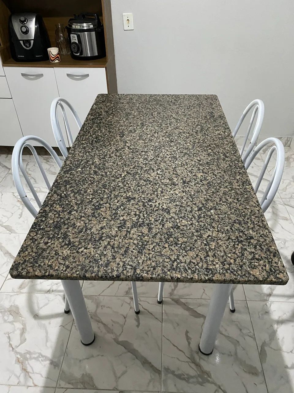 Mesa granito 4 cadeiras  - Foto 2