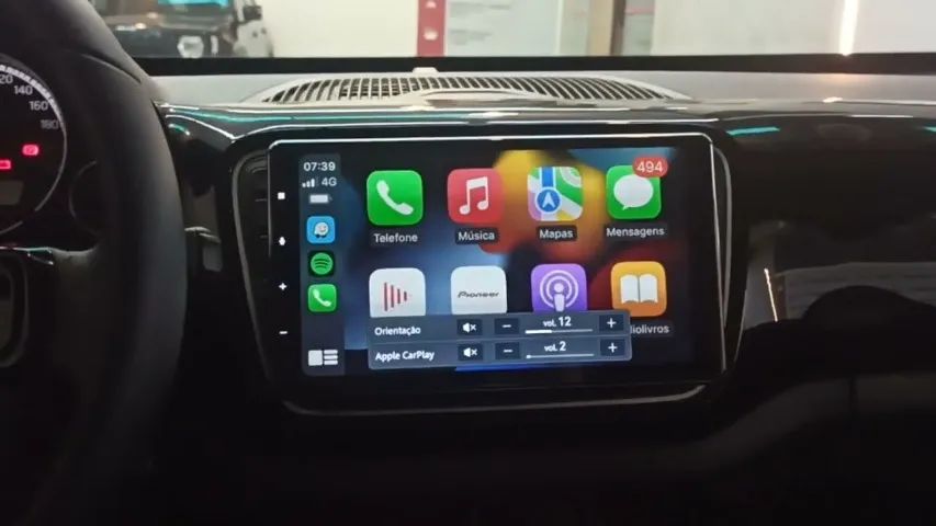 Central Multimídia Vw Up 2014 à 2021 Android 9 Polegadas Carplay Gps Tv On Line Youtube - Foto 3