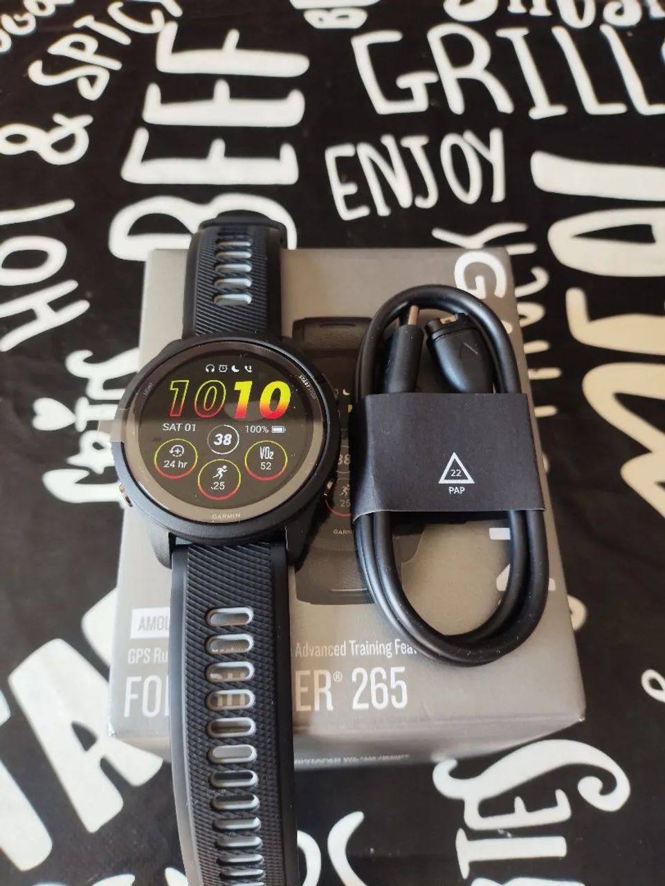 Smartwatch GARMIN Forerunner 265 - Preto - Foto 5