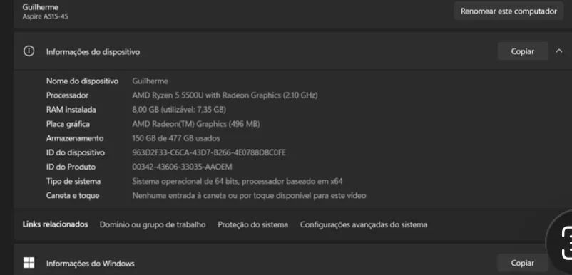 Notebook Acer  - Foto 3