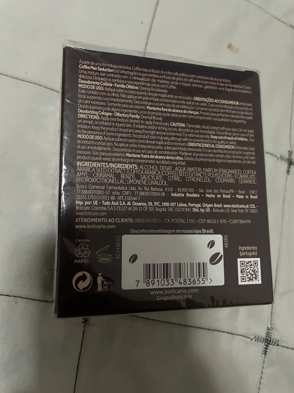 Vendo perfume coffer seduction man original  - Foto 2