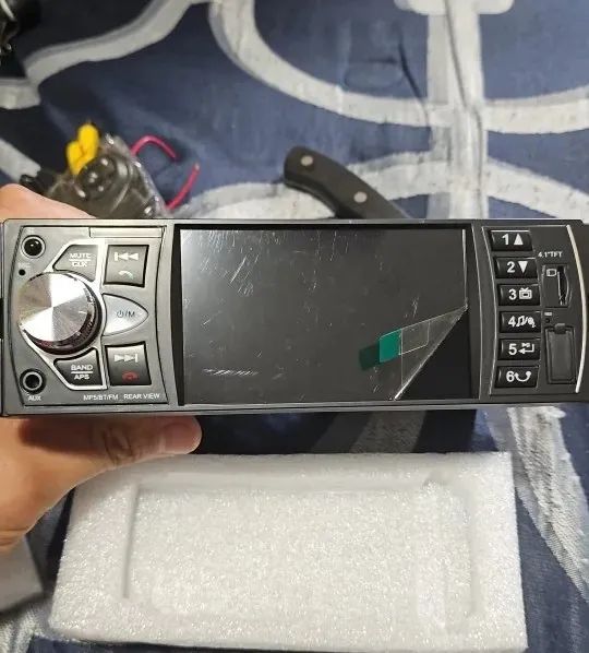 Rádio Multimídia Mp5 4.1 polegadas 1din novo - Foto 3