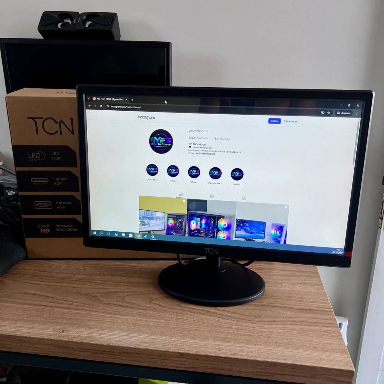 Monitor Office 20" TCN HDMI/VGA
