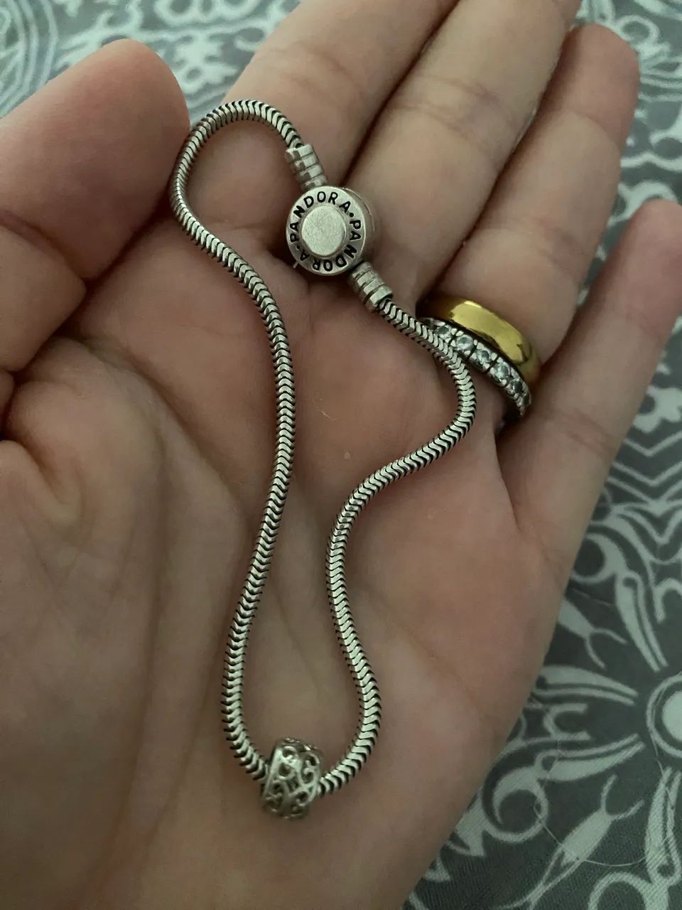 Pulseira Pandora prata 925  - Foto 3