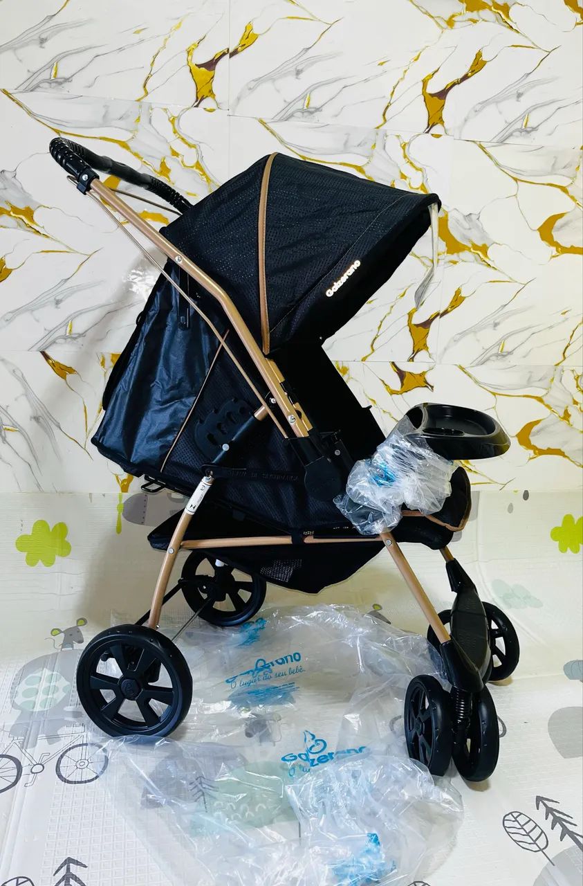 Carrinho de bebê 3 Gold NOVO, lacrado