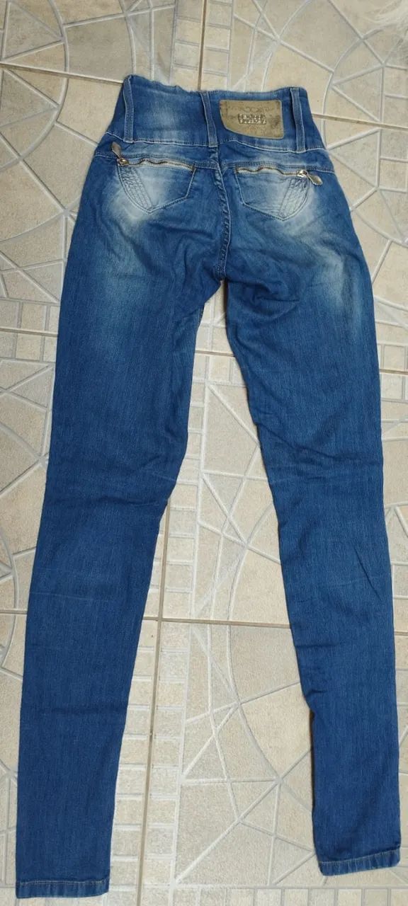 Calça jeans feminina 36 - Foto 2