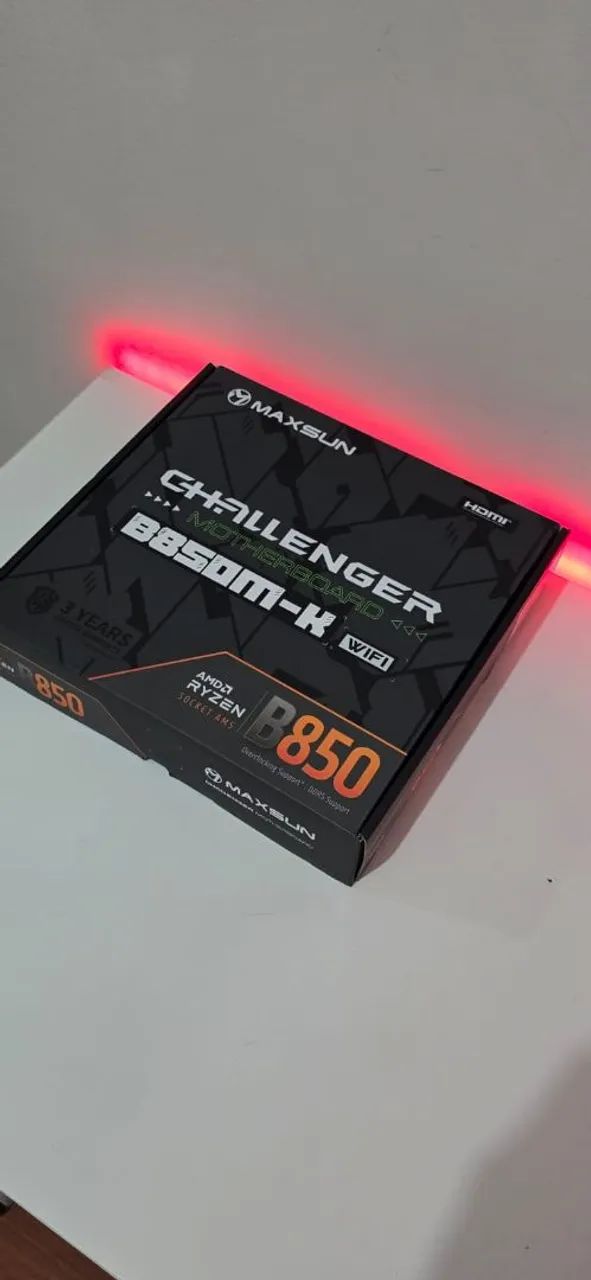 Placa Mãe Maxsun Challenger B850M-K WIFI - Foto 5