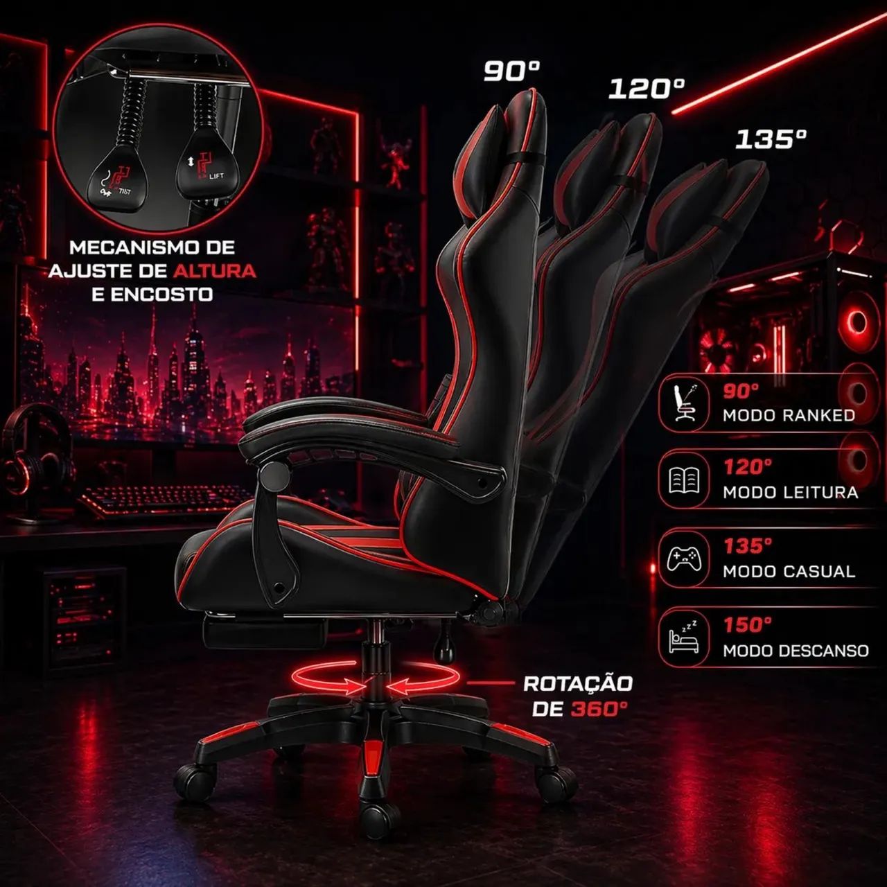 CADEIRA GAMER  - Foto 4
