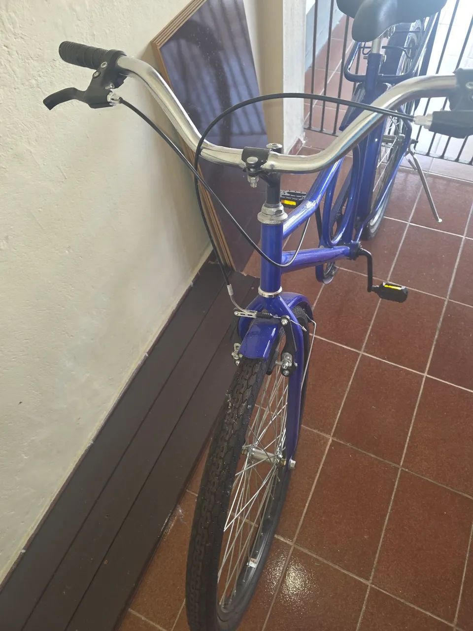 Bicicleta Monark Azul (Nunca usada) - Foto 3
