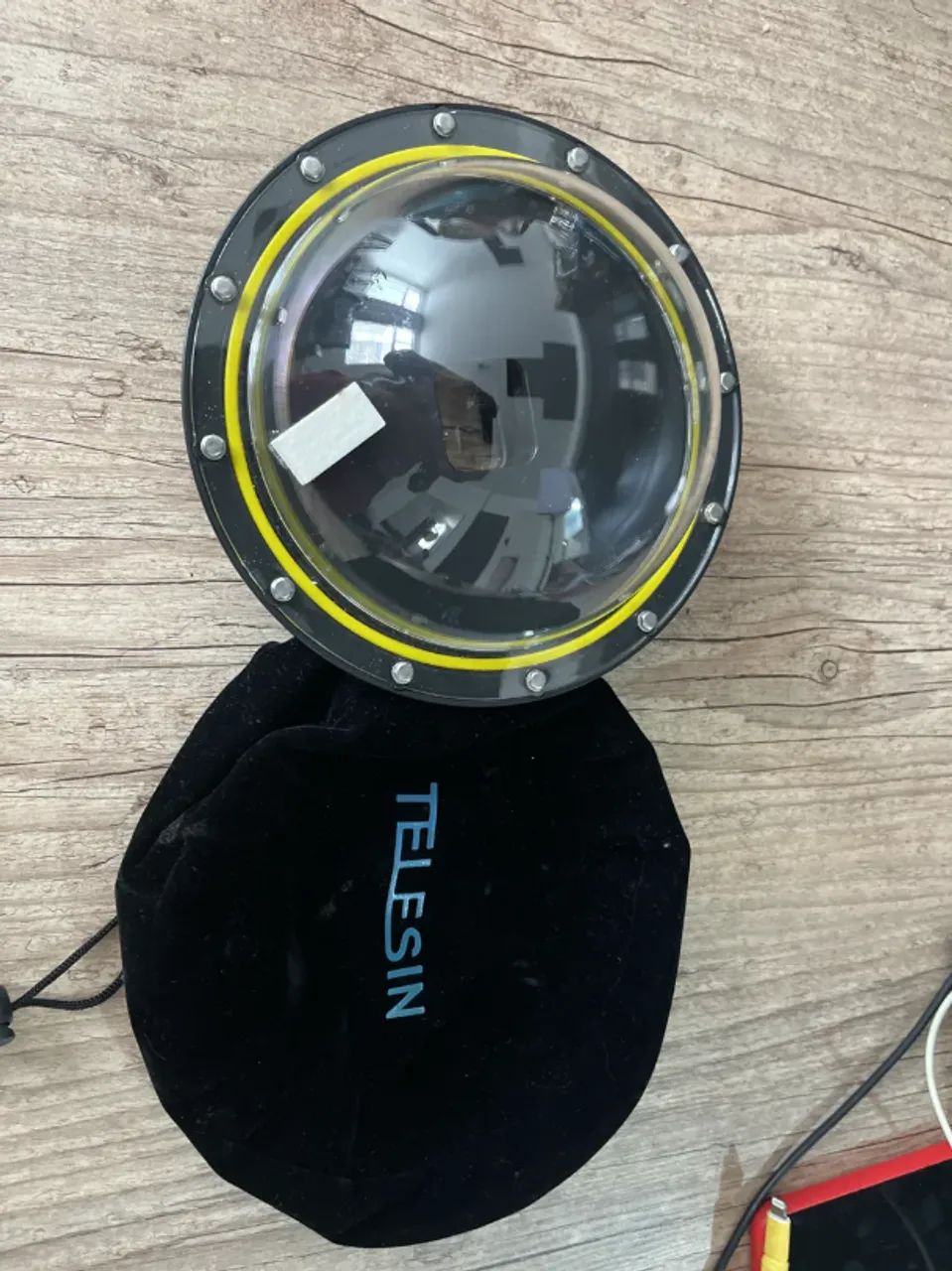 Dome TELESIN 6 para GoPro Hero 8 - Cúpula Aquática + Bastão Flutuante + Gatilho"