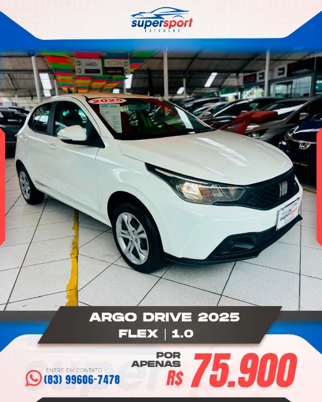 Fiat Argo Drive 1.0 6V Flex 2025