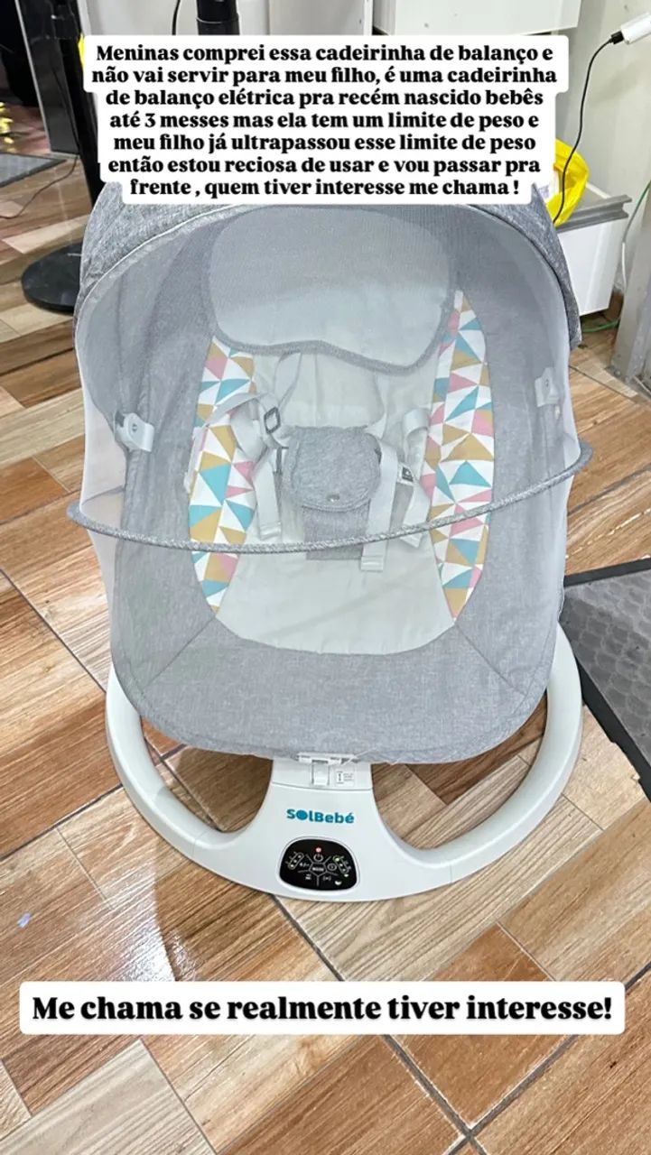 Cadeirinha de balanço 