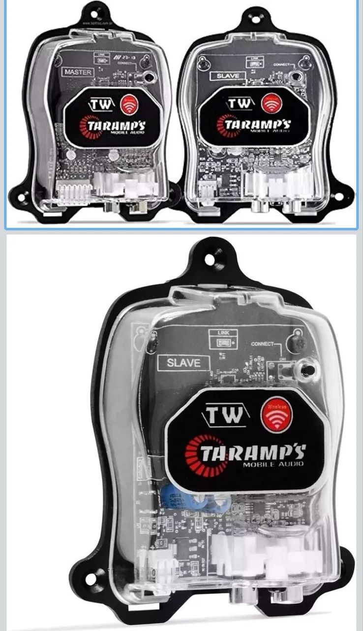 Kit Transmissor E Receptor Wireless Taramps 1 Master 1 Slave