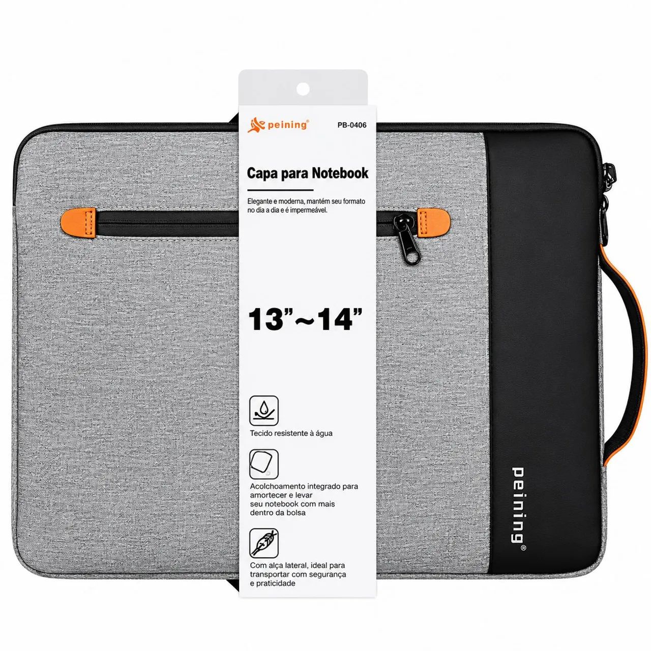 Capa para Notebook 13 a 14 Polegadas - Impermeável e Acolchoada