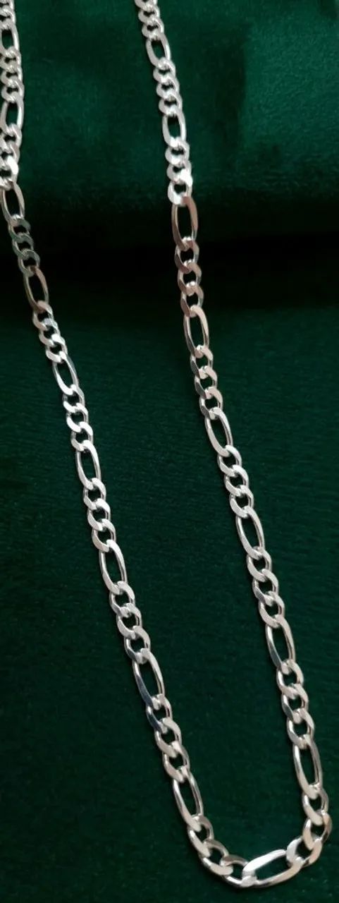 Corrente masculina prata 925 - Foto 2
