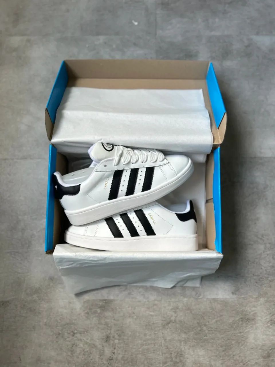 Adidas Campus 00s Premium Masculino Cor: Branca Detalhes Pretos - Disponível 38 AO 43 - Foto 5