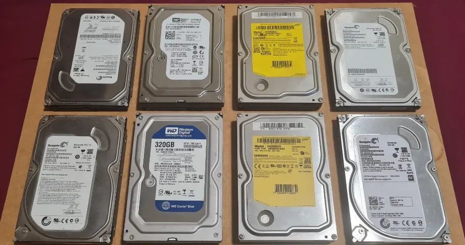 LOTE COM 10 HDS DE COMPUTADOR DE MESA VÁRIAS CAPACIDADES - Foto 2