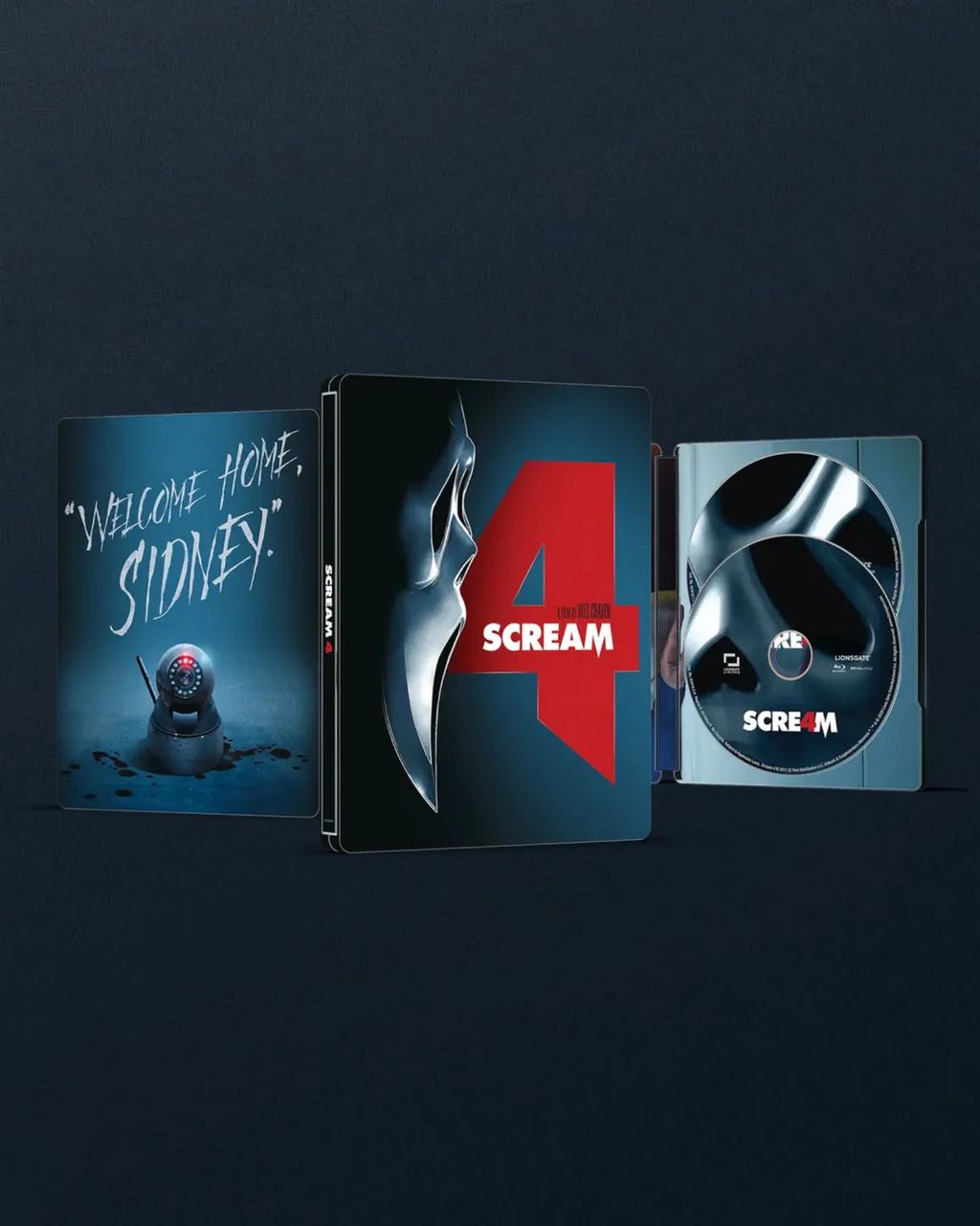SCREAM 4 4K STEELBOOK® 4K Ultra HD + Blu-ray? + Digital Copy SteelBook