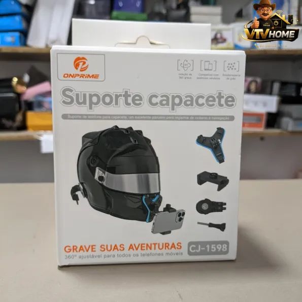 Suporte de Celular Para Capacete + Entrega Grátis 