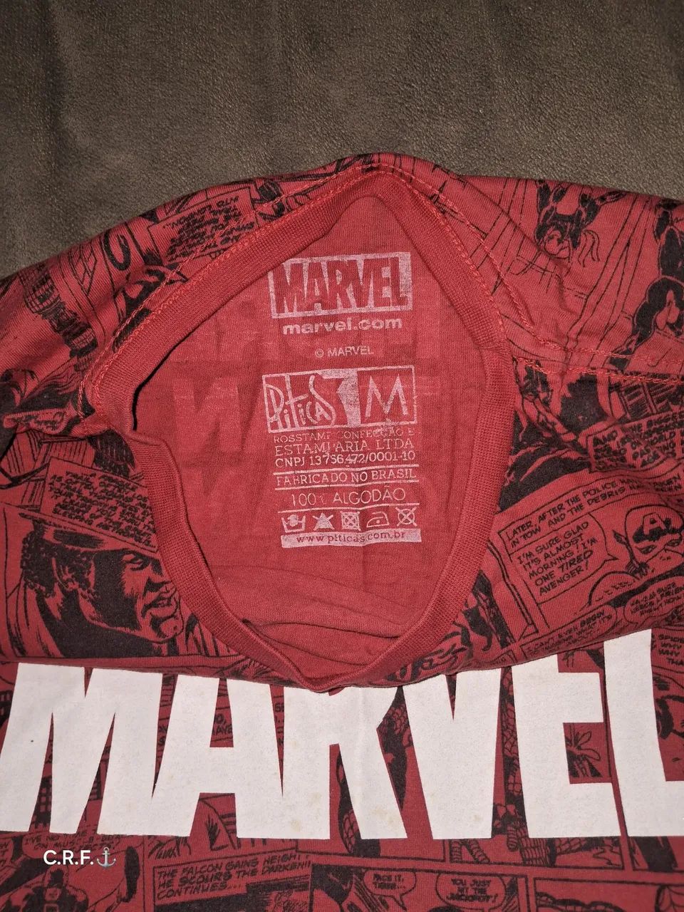 Camisa Marvel Vermelha  - Foto 2