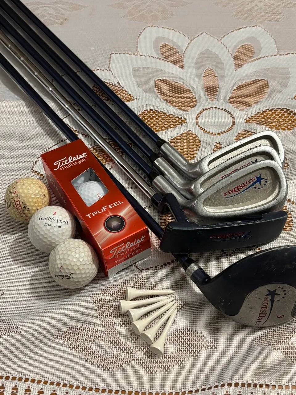 Kit golfe infantil com bolsa, tacos e bolas - Foto 3