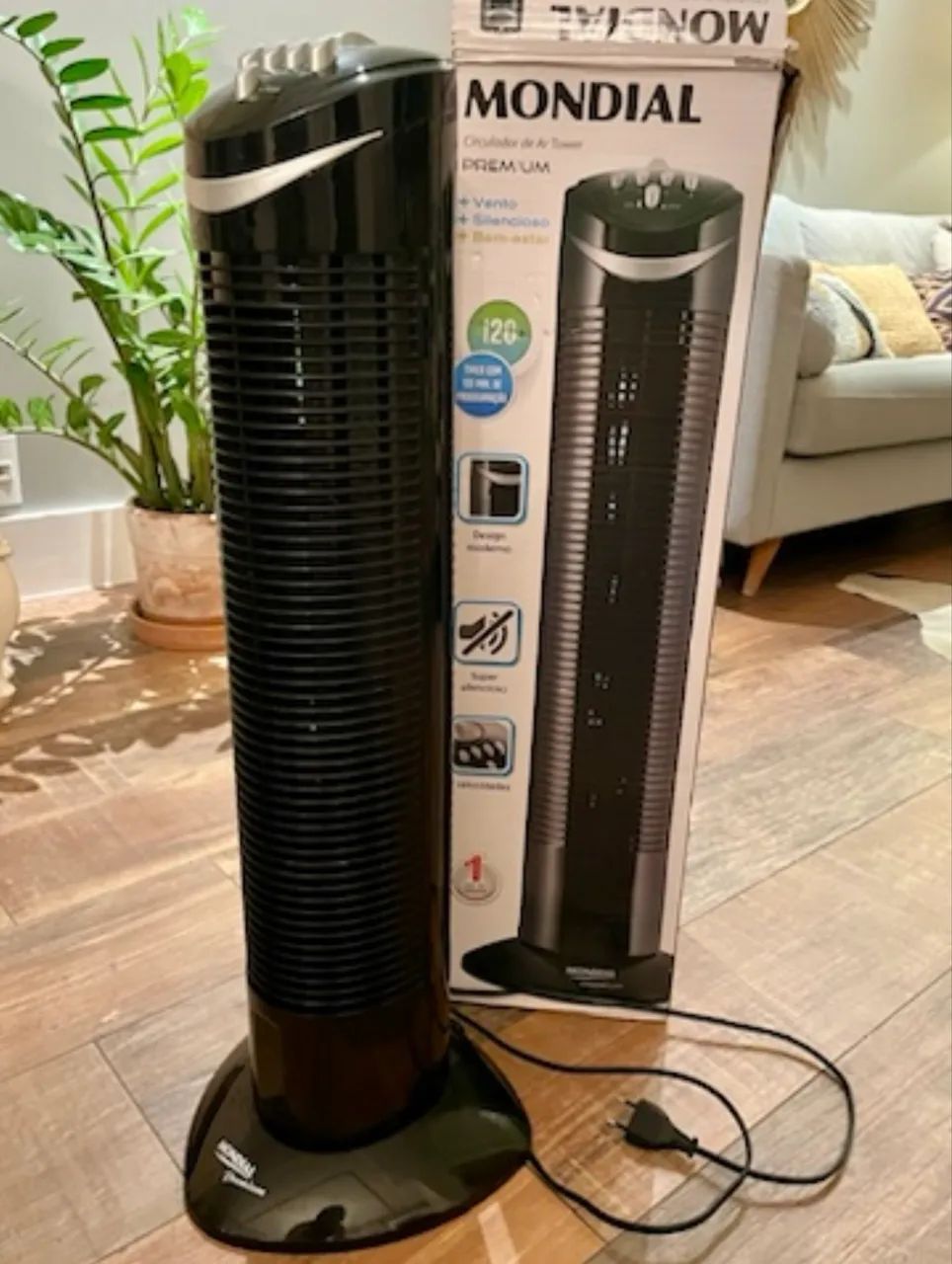 Ventilador de ar Tower Premium Mondial 220V - Foto 2