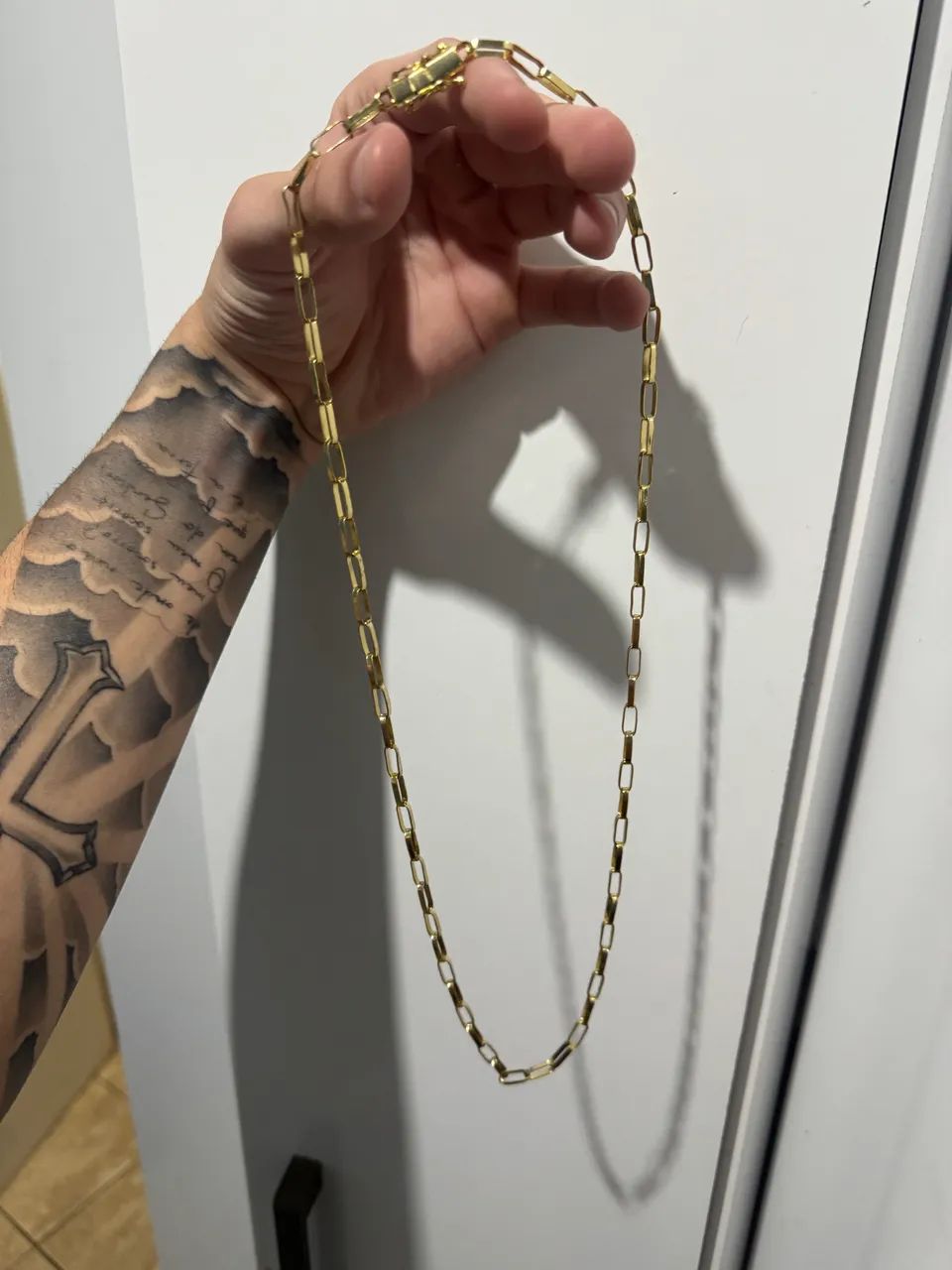 Corrente Cartier banhada a ouro 18k