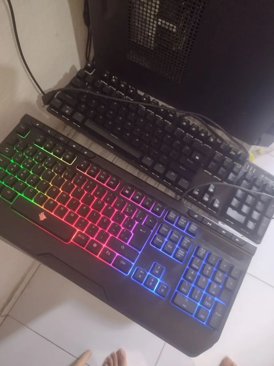 Teclado gamer RGB pinchal  - Foto 2